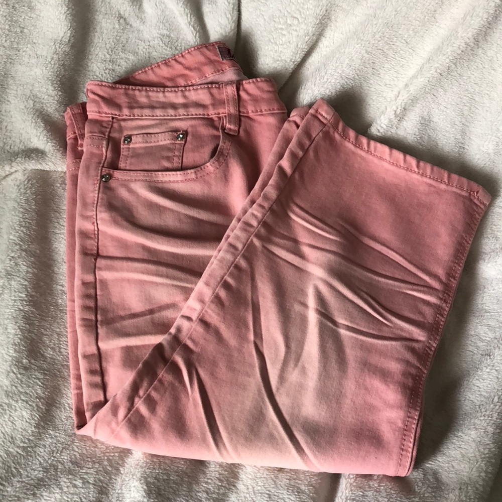 Pink mom jeans
